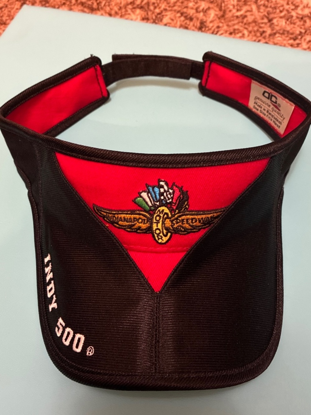 Indy 500 Sun Visor